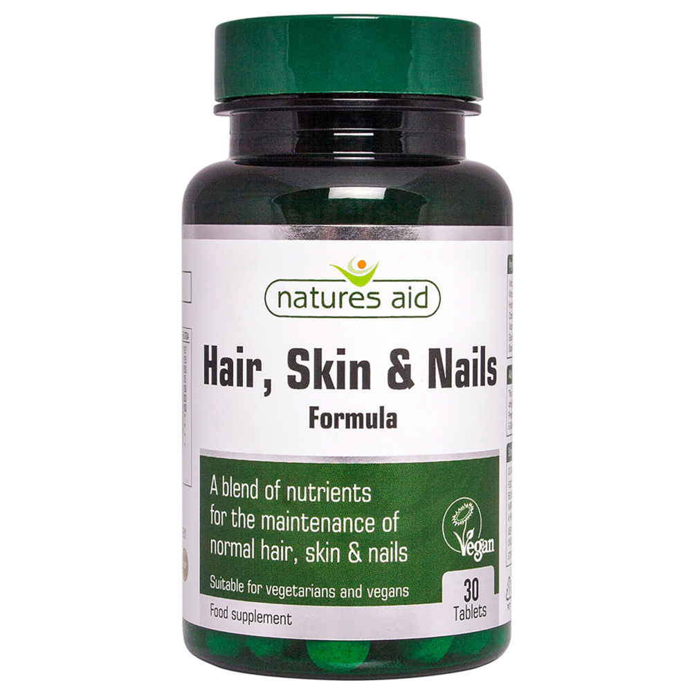 Nature's Aid Hair, Skin & Nails Formula | Anti-Aging Skincare: Plump&Preen